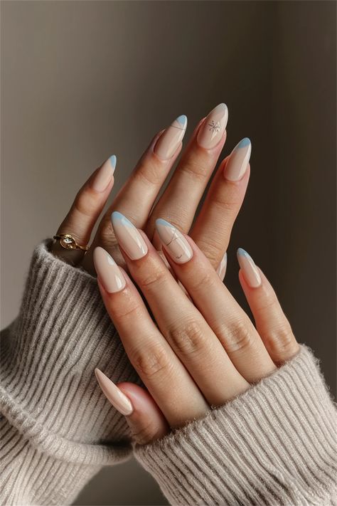 Embrace the beauty of winter with these simple nail ideas that exude cozy elegance! Opt for a soft, frosty blue base adorned with delicate white snowflakes, creating a serene winter theme that captures the spirit of the season. This chic yet understated nail design is perfect for any occasion, from holiday gatherings to casual outings. Let your nails reflect the charm of winter while keeping it effortlessly stylish! Simple Nail Ideas, Cozy Winter Vibes, Fall Nail Ideas, Fall Manicure, Manicure Inspiration, Seasonal Nails, Winter Inspo, Winter Vibes, Simple Nail