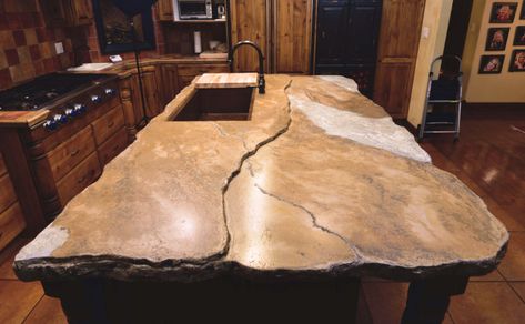 Stained Concrete Countertops, Polished Concrete Countertops, Concrete Countertop Ideas, Making Concrete Countertops, Cement Countertops, Countertop Concrete, Cement Counter, Imperfect Beauty, Outdoor Kitchen Countertops