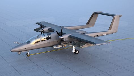 OV-10 Bronco 2.0: meet TAV, the new clean-sheet multirole aircraft developed by Icarus Aerospace - The Aviation Geek Club Ov 10, Aerospace Design, Bronco 2, Small Plane, Stealth Aircraft, Close Air Support, Airplane Art, Aircraft Art, Aircraft Design