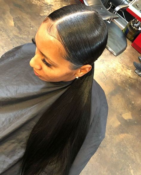 Ponytail Weave, Long Ponytail Hairstyles, Extended Ponytail, Low Ponytail Hairstyles, Slick Ponytail, Slicked Back Ponytail, Twisted Hair, Weave Ponytail Hairstyles, Sleek Ponytail Hairstyles