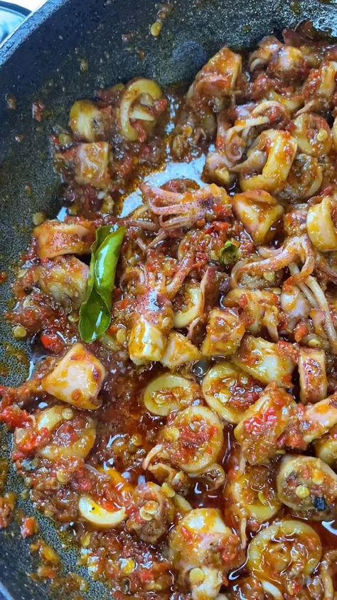 Snap Food, Indonesian Food, Food Videos Cooking, Spicy Recipes, Diy Food, Diy Food Recipes, Fish Recipes, Linen Dress, No Cook Meals