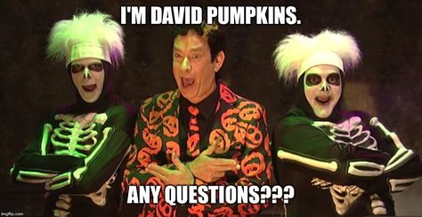 Image tagged in david pumpkins Snl Halloween, Snl Saturday Night Live, Snl Skits, Kate Mckinnon, Last Minute Costumes, Spooky Pumpkin, Night Live, Tom Hanks, Snl