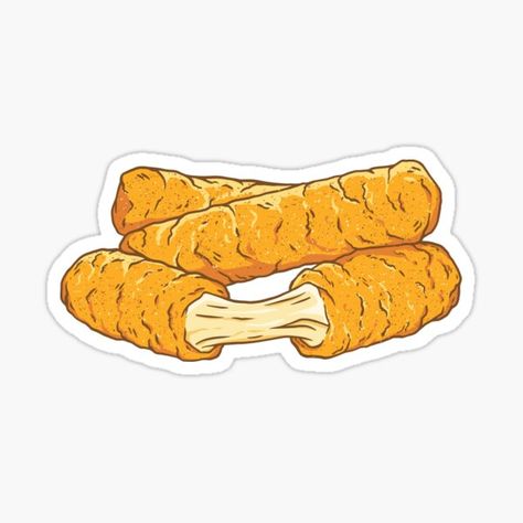 Mozzarella Sticks Stickers | Redbubble Monkey Pizza, Mozza Sticks, Restaurant Stickers, Burger Sticker, Pizza Meme, Traditional Tattoo Man, Pepperoni Sticks, Tattoo Man, Stick Drawings