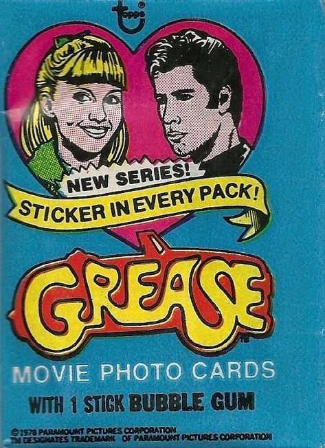 Vintage Candy Bar, Vintage Candy Bars, Bubble Gum Cards, Grease Movie, Candy Bar Sign, Bar Man Cave, Movie Series, Tin Metal, Collector Cards