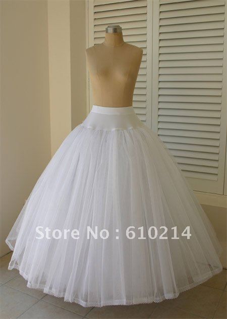 Elegant 100% Brand New Tulle Ball Gowns Wedding Petticoats Bridal Crinoline Slips Wedding Party Underskirt Without Hoops-in Petticoats from Apparel & Accessories on Aliexpress.com Petticoats For Wedding Dresses, Wedding Gown Ballgown, Sewing Wedding Dress, Tulle Balls, Costura Fashion, Tulle Wedding Gown, Mode Kimono, For Wedding Dress, Tulle Ball Gown