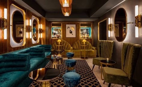 Architecture Restaurant, Speakeasy Bar, Yabu Pushelberg, Bar Interior Design, Luxury Bar, Bar Interior, Lounge Design, Bar Design Restaurant, Lounge Decor