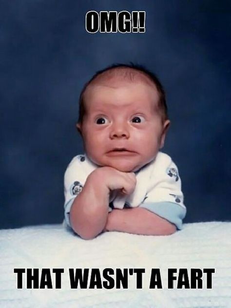 Shart humor--hilarious at any age! Funny Baby Pictures, Funny Baby Memes, Oh Dear, Baby Faces, Baby Memes, Foto Baby, Gym Humor, E Card, Laughing So Hard