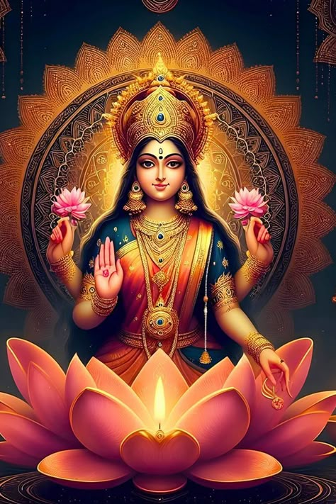 Maha Laxmi Hd Wallpaper, Govardhan Parvat Decoration, Laxmi Mata Hd Wallpaper, Laxmi Images, Lord Venkateswara Images Full Hd Wallpaper, Devi Mantra, Maha Laxmi, Laxmi Mata, God Pic