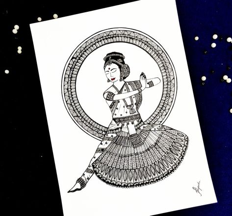 Bharatanatyam Dancer, Mandala Art, Dancer, Art