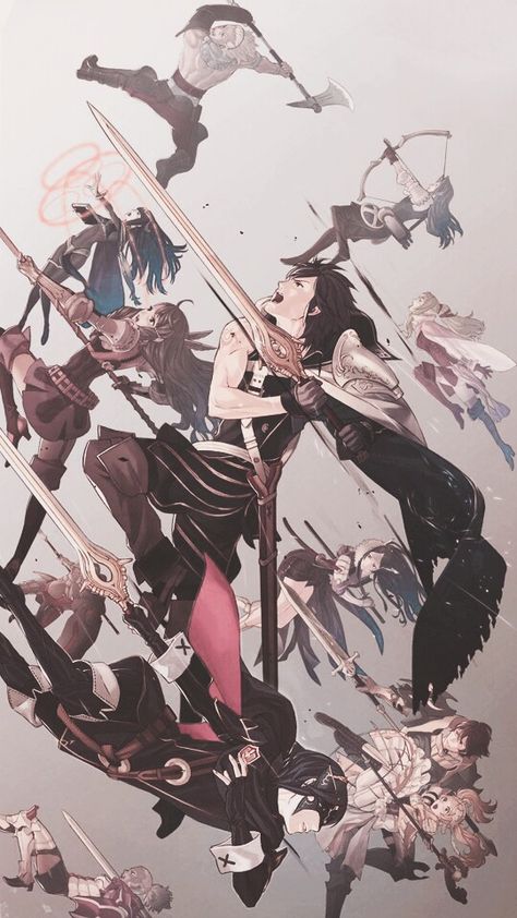 Fire Emblem Awakening—Wallpaper Fire Emblem Awakening Wallpaper, Awakening Wallpaper, Group Composition, Fire Emblem Wallpaper, Video Game Wallpaper, Fire Emblem Engage, Cover Art Ideas, Awakening Art, Character Art Design