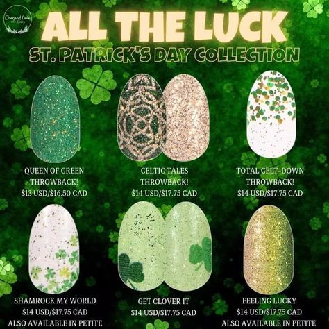 St Patricks Day Nails, Street Nails, Dry Nails, Color Street Nails, Color Street, St Patricks, St Patricks Day, Hair And Nails, Nails