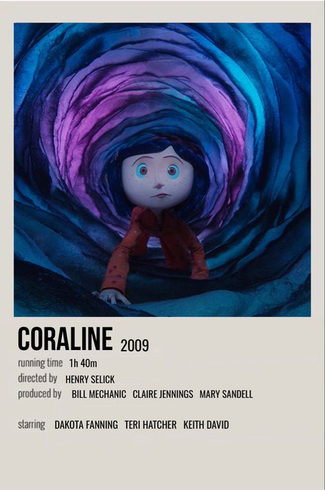 Coraline Poster, Cinema Wallpaper, The Fall Movie, Coraline Movie, Coraline Aesthetic, Teri Hatcher, Iconic Movie Posters, Movie Card, Buku Harry Potter