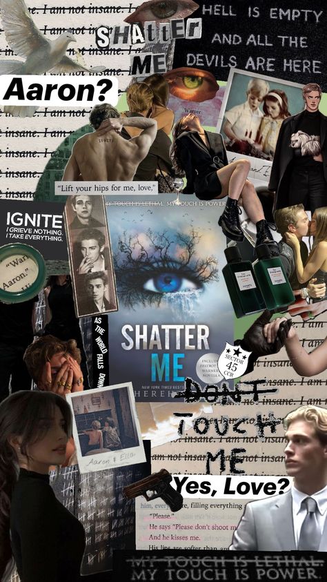 Book Series Aesthetic, Shatter Me Book Series, Shatter Me Book, Shattered Book, Books And Pens Photography, Shatter Me Warner, Aesthetic Shuffles, Romance Series Books, Tahereh Mafi