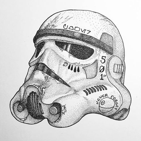 Star Wars Art Stormtrooper, Star Wars Helmet Tattoo, Storm Trooper Drawing, Storm Trooper Tattoo, Stormtrooper Drawing, Storm Trooper Art, Stormtrooper Tattoo, Star Wars Tattoo Sleeve, Stormtrooper Art