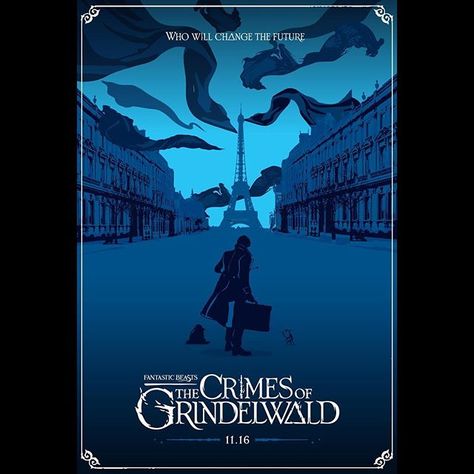 Fantastic Beasts Poster, The Crimes Of Grindelwald, Fantastic Beasts Series, Fantasic Beasts, Fantastic Beasts Movie, Harry Potter Poster, Gellert Grindelwald, Crimes Of Grindelwald, Harry Potter Artwork