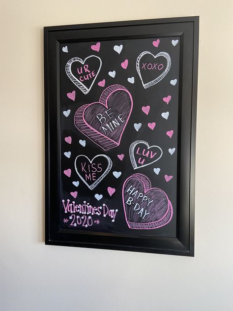 White Board Valentine’s Day, Valentine's Day Whiteboard, Valentine Whiteboard Ideas, Valentines Day White Board Ideas, Valentine’s Day Whiteboard Ideas, Valentines White Board Ideas, Chalkboard Valentines Day Chalk Art, February White Board Ideas, Valentine’s Day Chalkboard Art