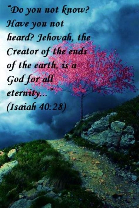 Isaiah 40 28, Jehovah Quotes, Comforting Bible Verses, Jesus Praying, Bible History, Spiritual Encouragement, Bible Translations, Life Questions, Spiritual Thoughts