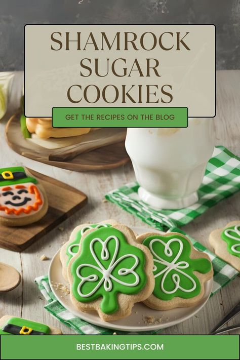 Get into the St. Patrick's Day spirit with these festive shamrock sugar cookies! 🍀 Whether you're baking with the kids or just treating yourself, these delightful treats are sure to bring some luck of the Irish to your day. 💚 #StPatricksDay #SugarCookies #ShamrockTreats 🌈 Homemade Sugar Cookies, Cream Of Tartar, Luck Of The Irish, St Patrick’s Day, Treat Yourself, Sugar Cookies, The Kids, Festival, Baking