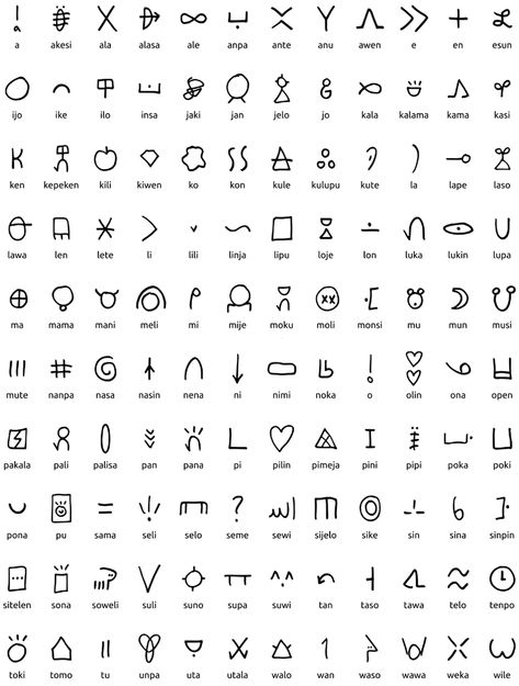 Constructed Language, Toki Pona, Small Symbol Tattoos, Fonts For Tattoos, Minimal Tattoo Ideas, Finger Tattoo For Women, Handpoke Tattoo, Inspiration Tattoos, Symbols And Meanings