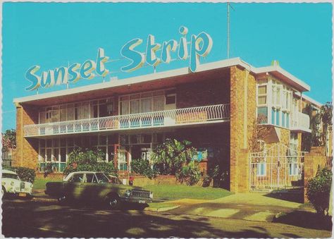 #sunsetstrip motel, #coolangatta for sale. This property has the potential to put the cool back into Coolangatta with the right sympathetic… Australia Tourism, Australia Vacation, Airlie Beach, Sunset Strip, Gold Coast Australia, Surfers Paradise, Neon Aesthetic, Dream City, Great Barrier Reef