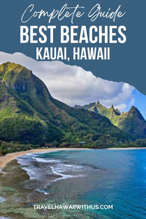 9 Stunning Beaches In Kauai That Are A Must Visit For 2024 Tunnels Beach Kauai, Kauai Snorkeling, Kauai Beaches, Tunnels Beach, Makua Beach, Hawaii Trip Planning, Kauai Travel, Hawaiian Travel, Kauai Vacation