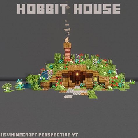 Lord Of The Rings Minecraft, Lotr Minecraft, Hobbit House Minecraft, Architecture Los Angeles, Hobbit Houses, Minecraft Structures, Minecraft Plans, Minecraft Tips, Minecraft Construction