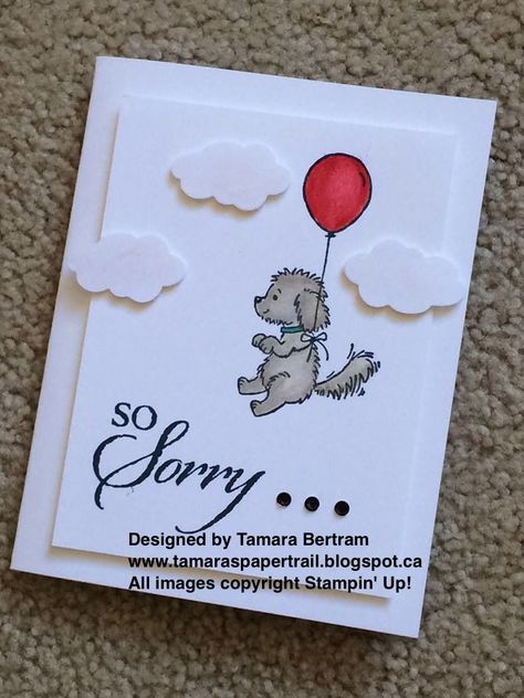 Stampin Up Sympathy Cards, Dog Sympathy Card, Sympathy Messages, Sympathy Cards Handmade, Pet Sympathy Cards, Dog Sympathy, Pretty Kitty, Pet Sympathy, Dog Cards