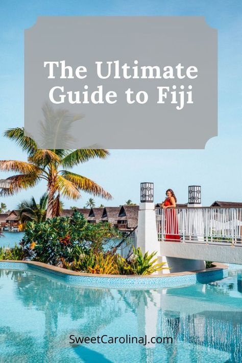 A complete guide to staying at the Fiji Marriott Momi Bay Resort. From where to eat, what to do, and which room to stay in (hint: an over the water villa!) You will want to read this before you plan your trip to Fiji! #fiji #restaurants #watersports Where To Stay In Fiji, Fiji Marriott Momi Bay, Momi Bay Fiji, Water Hotel, Travel Fiji, Fiji Culture, Fly To Fiji, Travel To Fiji, Fiji Beach