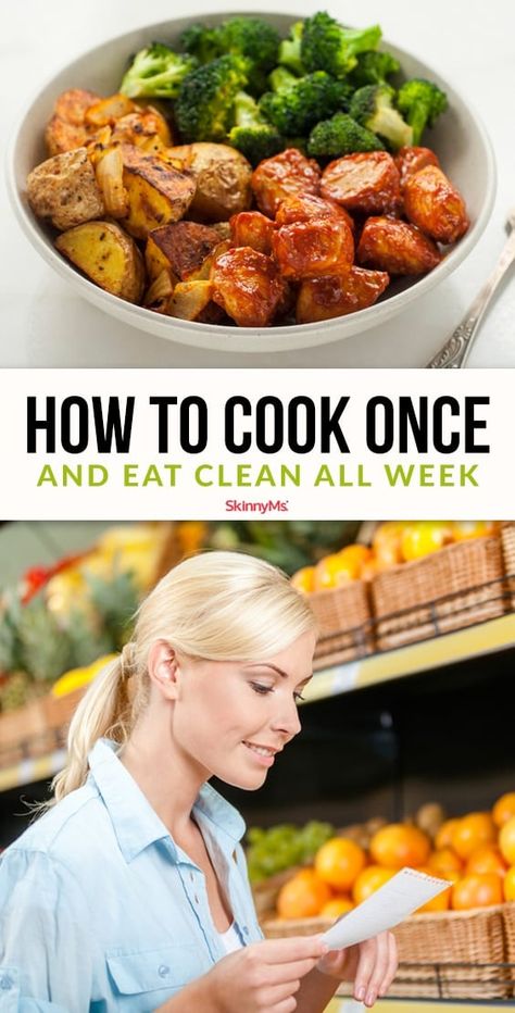 Cook Once Eat All Week Recipes, Cook Once Eat All Week, Optavia Recipes, Clean Eating Recipes For Dinner, Simple Meals, Healthier Choices, Clean Eating Dinner, Clean Cooking, Lifestyle Ideas