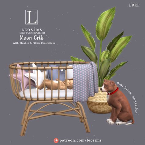 Sims 4 Infant Cribs Cc, Sims 4 Cc Cribs, Sims 4 Baby Room Cc, Crib Sims 4, Ts4 Nursery, Sims 4 Cribs, Sims 4 Cc Nursery Furniture, Sims 4 Crib Cc, Sims 4 Cc Newborn