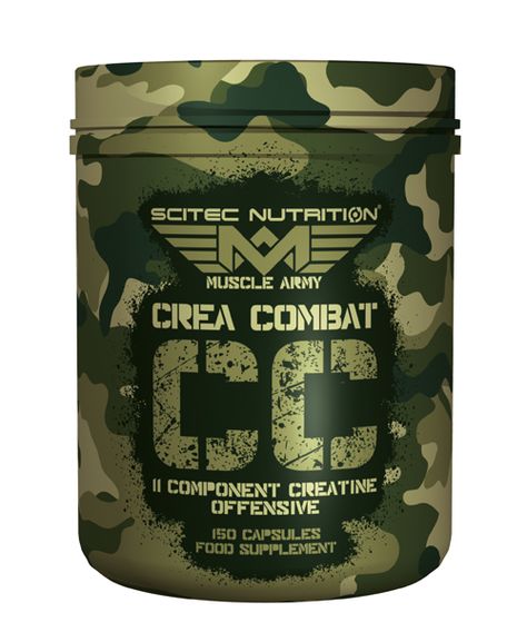 CREA COMBAT is an 11 component bioactive Creatine complex. Our “Multi-Creatine” blend at a 5000 mg dose is over the minimum amount (3000 mg) that’s scientifically proven to increase performance in successive bursts of short-term, high-intensity exercise like weight training and all-out interval cardio. Scitec Nutrition, Nutrition Sportive, Vitamins & Supplements, Fitness Nutrition, Weight Training, Supplement Container, Matrix, Beauty Health, Muscles