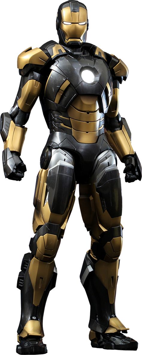 Mark XX | Iron Man Wiki | FANDOM powered by Wikia Black And Gold Iron Man, Gold Armor, Iron Man Suit, Iron Man Armor, Iron Man Tony Stark, Man Suit, Comic Manga, Marvel Iron Man, Marvel Vs Dc