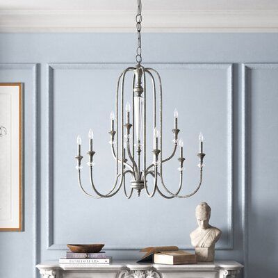 Cottage Core Chandelier, French Country Dining Room Lighting, Entryway Chandelier Foyers, Nook Chandelier, Chandelier For Entryway, French Country Chandelier, Dallas House, Parisian Decor, Foyer Chandelier