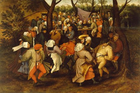 German Folktales: The Cursed Dancers of Ramersdorf Dancing Plague, Vegetable Market, Pieter Bruegel The Elder, Pieter Bruegel, Hieronymus Bosch, People Dancing, Saint Anthony, Medieval Town, Wedding Dance