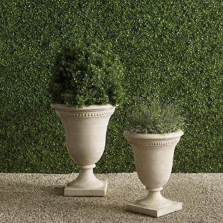 Benissa Planter French Country Planters, Woven Bar Stools, Patio Planters, Urn Planters, Indoor Outdoor Planter, Square Planters, French Garden, Cast Stone, Faux Stone