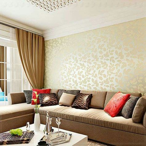 Wallpaper Design For Living Room, Living Room India, Royal Play, Modern Wallpaper Living Room, Living Room Designs India, Wallpaper For Home Wall, Room Wallpaper Designs, Designs For Living Room, Minimalist Bedroom Furniture