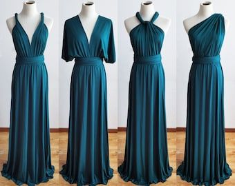 Dark Teal Bridesmaid Dresses, Maternity Dress Photo Shoot, Multi Way Bridesmaid Dress, Teal Bridesmaid Dress, Vestido Convertible, Teal Bridesmaid, Teal Bridesmaid Dresses, Princeton Nj, Dress Maternity