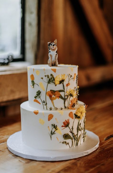 Wildflower Cake, Wildflower Wedding Theme, Naked Cakes, Simple Wedding Cake, Wedding Cakes With Flowers, Garden Party Wedding, Tea Party Birthday, Wildflower Wedding, Wedding Mood Board