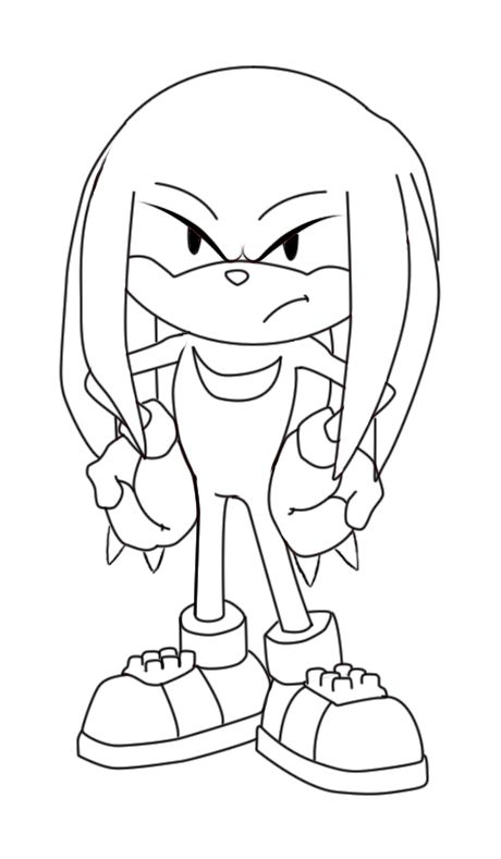 How To Draw Knuckles From Sonic The Hedgehog ~ Draw Central Sonic The Hedgehog Coloring Pages, Sonic The Hedgehog Coloring, Sonic Coloring Pages, Sonic Coloring, Hedgehog Colors, Hedgehog Drawing, Sonic Birthday Parties, Sonic Birthday, Dragon Coloring Page