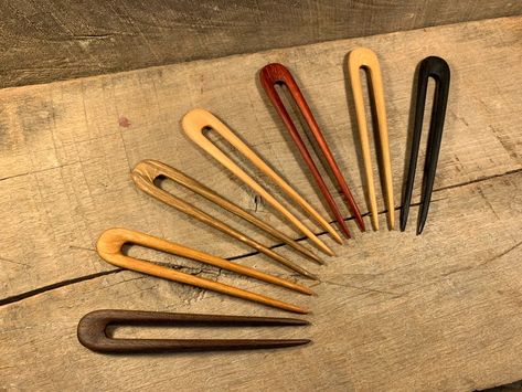 Wooden Hair Pins Handmade, Wood Hair Fork, Hair Pin Wood, Wooden Hair Clips, Wooden Hair Accessories, Wooden Hair Pin, Wooden Hair Pins, Wood Hair Pin, Wooden Hair Sticks