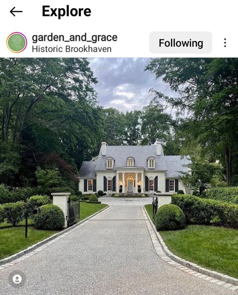 Front Door Color, Storybook House, Cedar Roof, Luxury Mansion, Georgia Homes, Atlanta Homes, Front Door Colors, Classic Southern, White Brick