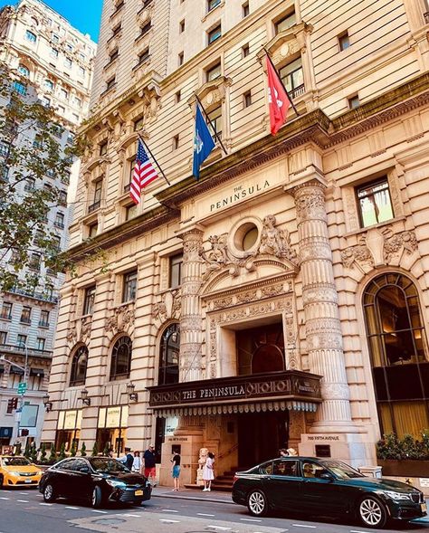 The Peninsula New York on Instagram: “Is there anything more beautiful than golden hour at The Peninsula New York? 📷: @david.a.pieper” The Peninsula New York, The Peninsula Paris, Edison Hotel New York, Public Hotel New York, Moxy Hotel New York Times Square, Nyc Aesthetic, Beautiful Cities, Beautiful House, New York State