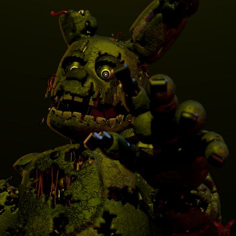 Springtrap Pfp, Hot Springtrap, Scary Bunny, Fnaf Models, Fnaf Aesthetic, Fnaf Icon, Father Daughter Bond, Fnaf Springtrap, I Always Come Back