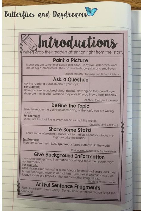 Informational/Expository Introductions Anchor Charts Writing, Transition Words And Phrases, Explanatory Writing, 6th Grade Writing, Fourth Grade Writing, Informative Writing, Third Grade Writing, 5th Grade Writing, Writing Introductions