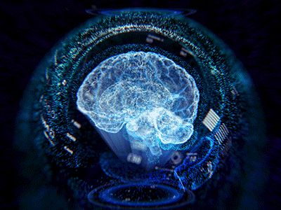 Brain Gif, Human Brain, Futuristic Technology, Aesthetic Gif, 판타지 아트, Neuroscience, The Villain, Motion Design, Motion Graphics