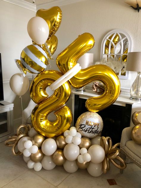 80th Birthday Balloon Bouquet, 85th Birthday Balloon Decor, 70 Balloon Bouquet, 80 Balloon Bouquet, Number 7 Balloon Bouquet, 40 Balloon Bouquet, Centerpieces Balloons, Bouquet Balloons, Valentines Balloons Bouquet