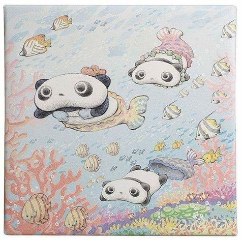 Tare Panda, Manga Animals, Simulacra And Simulation, Panda Bear Art, Lazy Panda, Panda Nursery, Panda Painting, Purple Crayon, 귀여운 음식 그림