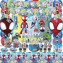 Avenger Birthday Party Decorations, Spidey And Friends Birthday, Friends Birthday Decorations, Avengers Birthday Party Decorations, Tablecloth Backdrop, Big Cake, Superhero Theme Party, Spiderman Theme, Avenger Birthday Party