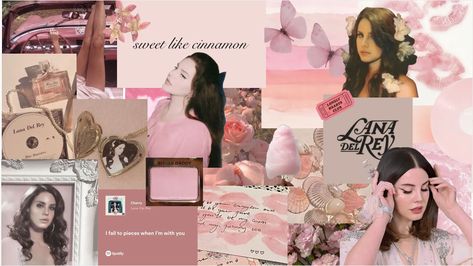 Free for anyone to use! #Lanadelrey #pinkaesthetic #computerwallpaper #TheLandingcollage Lana Del Rey Pink, Vintage Desktop Wallpapers, Pink Wallpaper Laptop, 90s Wallpaper Hip Hop, Lana Del Rey Aesthetic, Lana Del Rey Art, Rey Aesthetic, Wallpaper Notebook, Pink Laptop