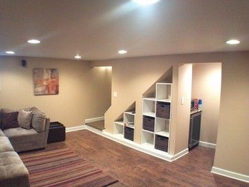 Traditional Small Basement Remodeling Ideas Basement Design Ideas, Pictures, Remodel and Decor Basement Stairwell, Stairwell Ideas, Basement Staircase, Small Basement Remodeling, تحت الدرج, Basement Conversion, Diy Basement, Basement Storage, Basement Makeover